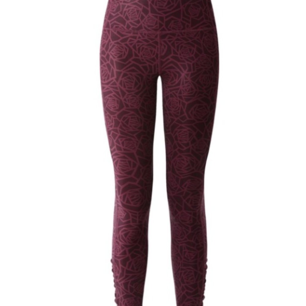 Lululemon high Times luxtreme floral rose leggings